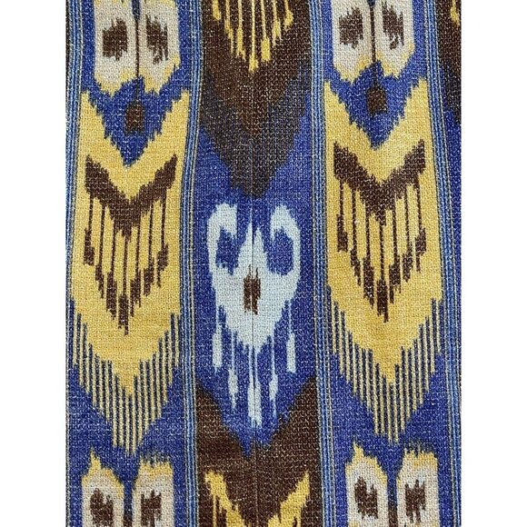 Tory Burch Women's Linen Jemima Metallic Ikat Skirt SIZE-8 - Picture 7 of 8